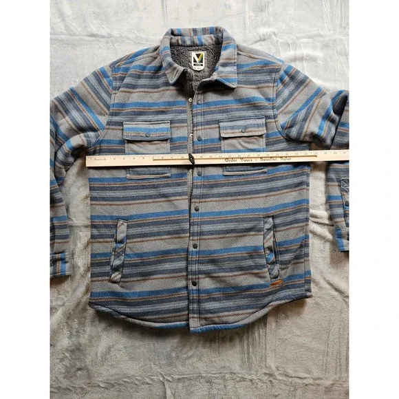 Voyager Shacket Men's Women's Size L Heavy Fleece Outerwear Inside Media Pockets - Picture 9 of 10